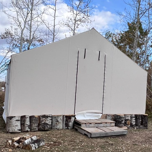 Woods Canvas Prospector Tent 10'x12'