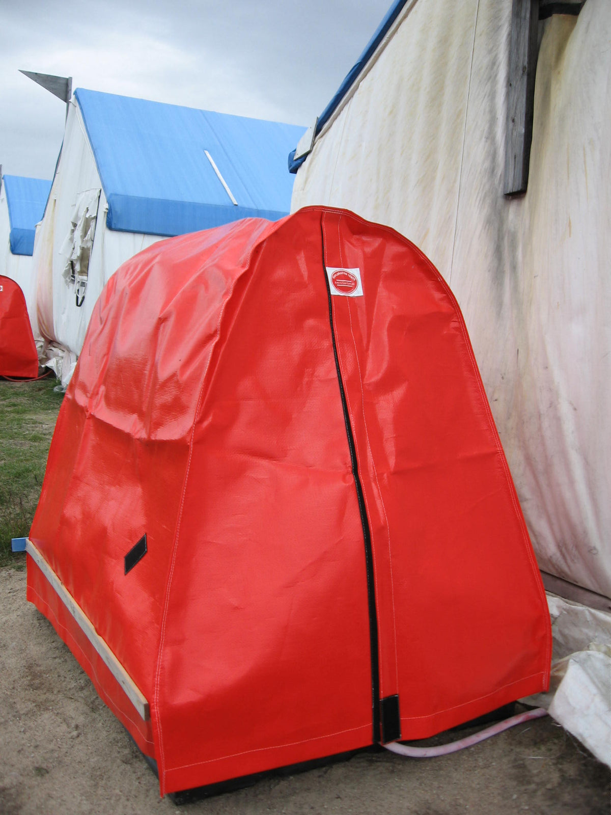 Covered Containment Supply Drum Weather-Proof Secondary Containment Covers – Exploration Tents