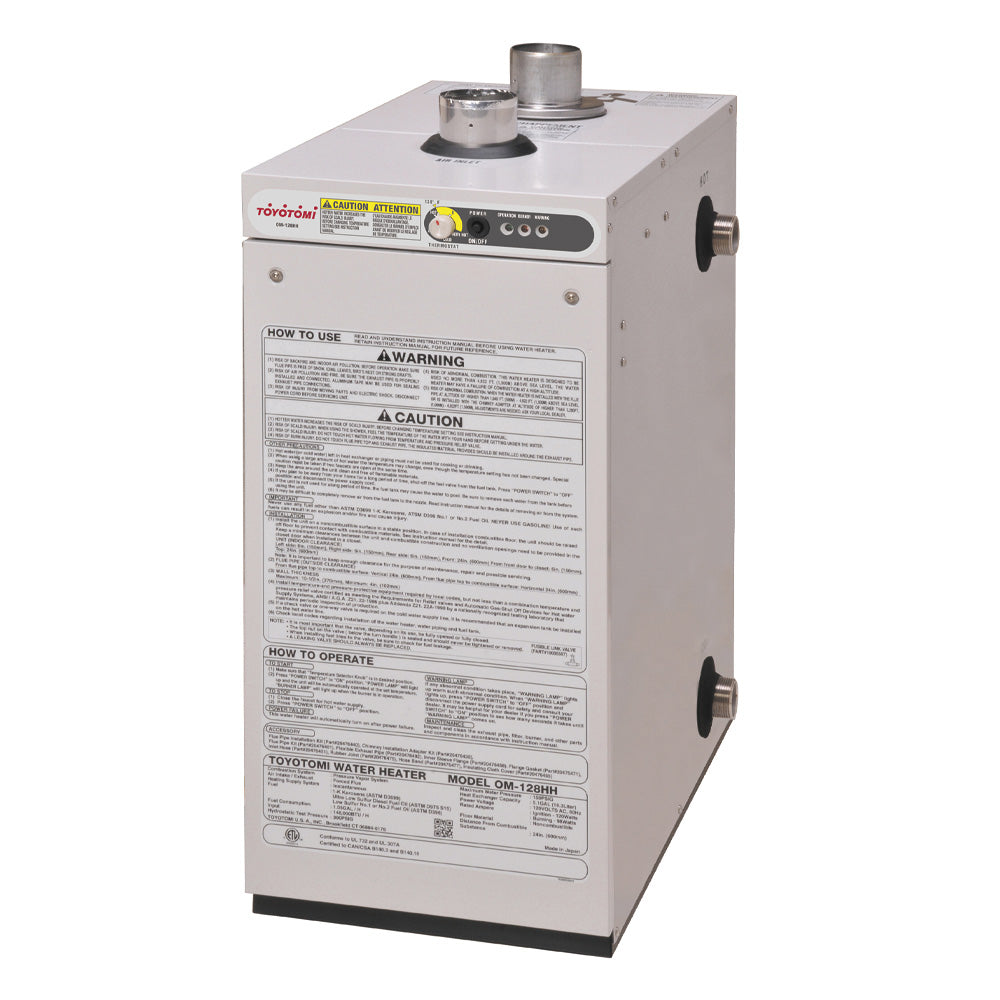 Toyotomi OM-128HH On-Demand Hydronic Heater